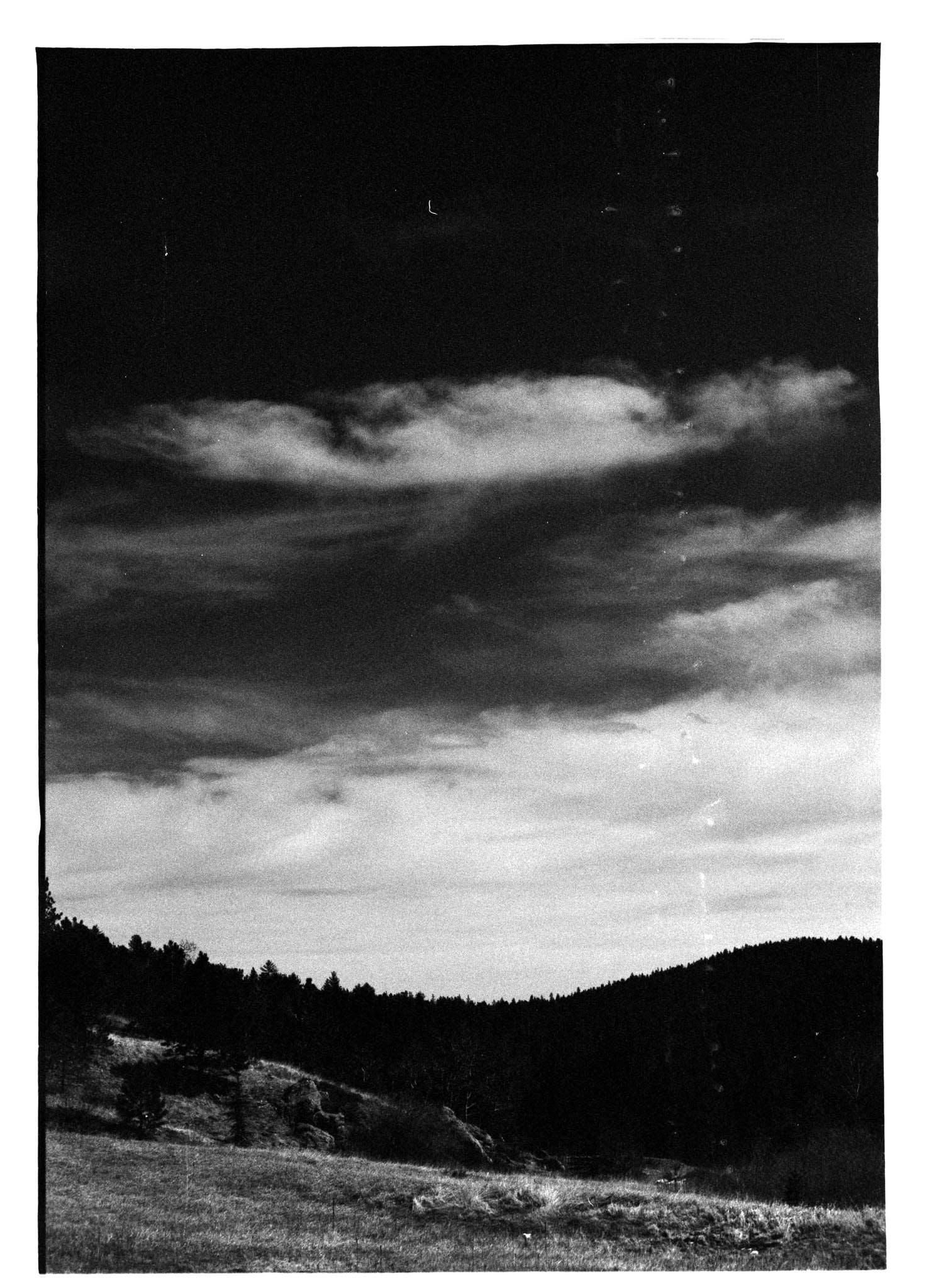 image shot with a red filter